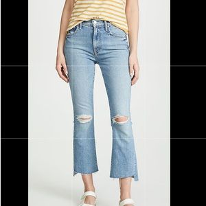 Mother Insider Crop Step Fray